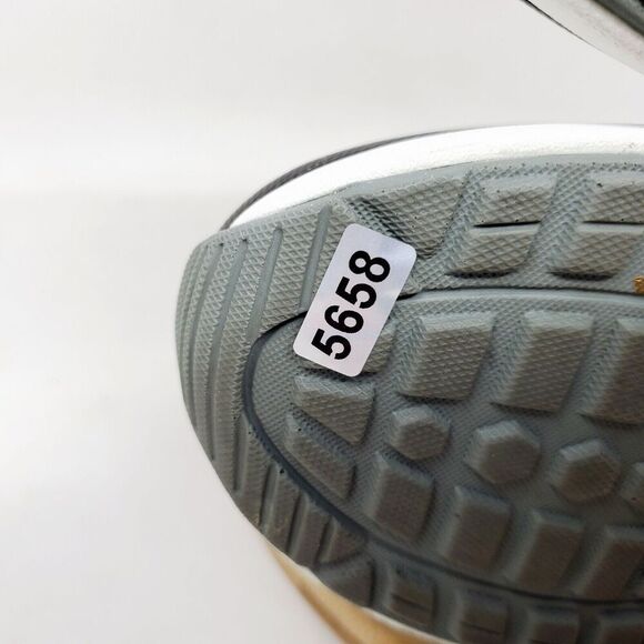 Alegria Shoes Womens 39 Traq Jaunt Rhodie Grey Black White Flower Sneaker - Picture 15 of 15